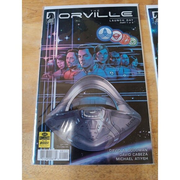 The Orville Launch Day Part 1 And 2 #1 & #2 Darl Horse Comics Set Run - Picture 2 of 3